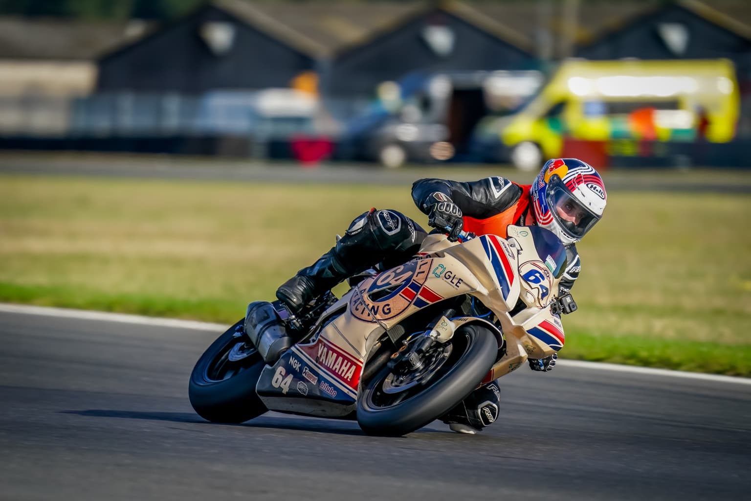 Tommy Hemphill in race action